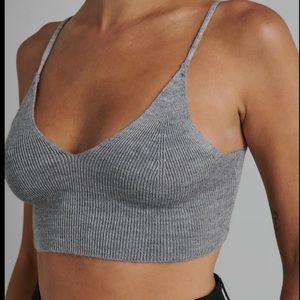 BAYSE BRAND KAYLEE KNIT TOP IN GREY